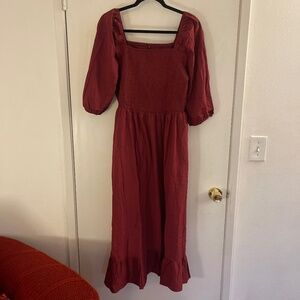Women’s peasant style dress size xl
